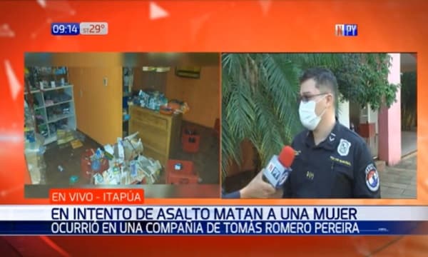 Mujer es asesinada en un intento de asalto