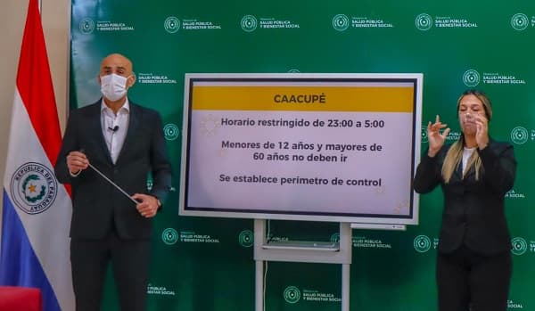 Mazzoleni detalla las restricciones para Caacupé