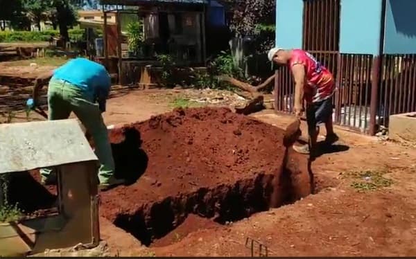 Entierran restos de Lucio Silva al no haber reclamo de familiares