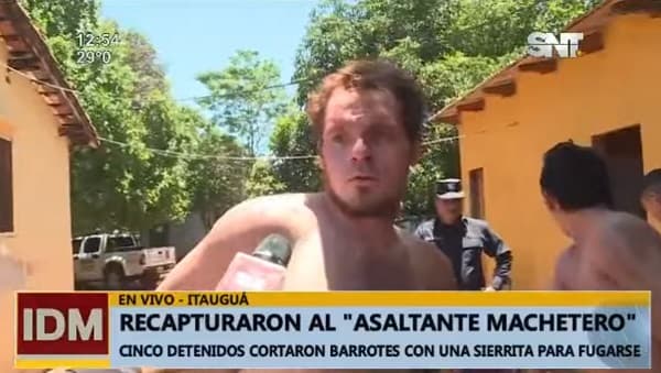 Recapturan al “machetero” en Itauguá