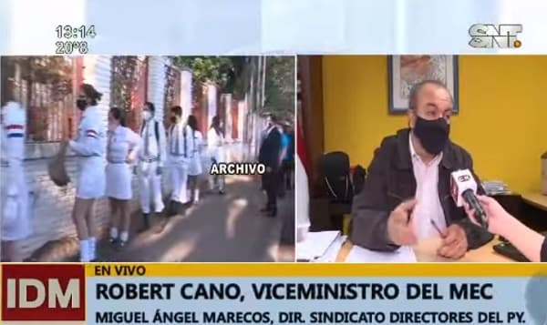 MEC desmiente contagio masivo en colegio de Isla Pucú