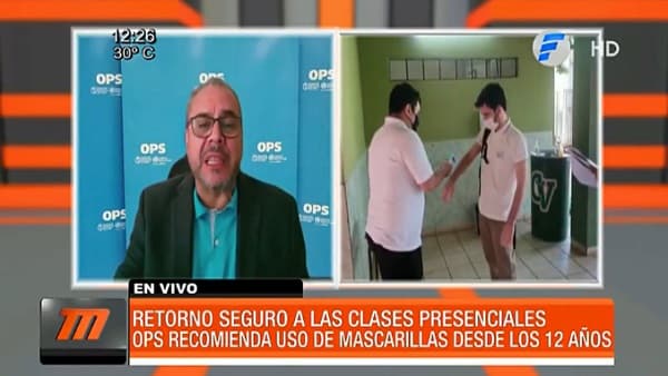 OPS recomienda regreso a clases presenciales en instituciones