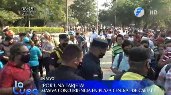 Venta de tarjetas para el billetaje genera caos en Capiatá