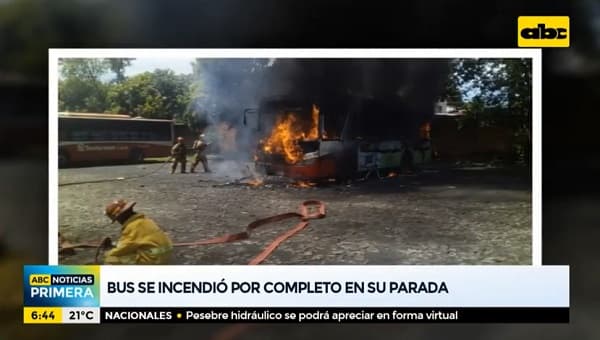 Rayo genera siniestro en parada de la Línea 27