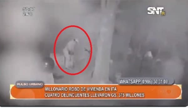 Delincuentes se alzan con G. 375 millones en asalto a una vivienda