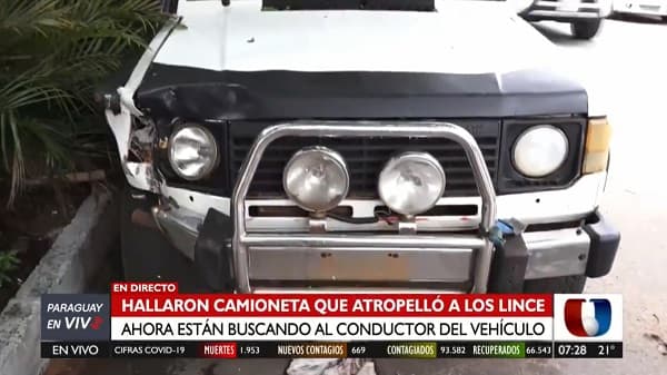 Hallan camioneta con la que atropellaron a agentes Lince