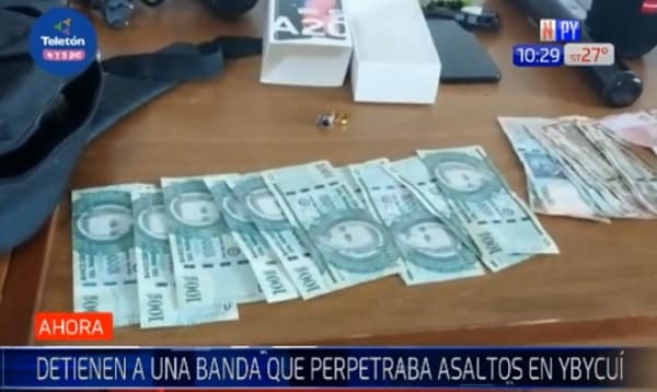 Detienen a miembros de banda delictiva en Ybycuí