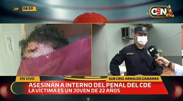 Asesinan a joven recluso de penal de Ciudad del Este