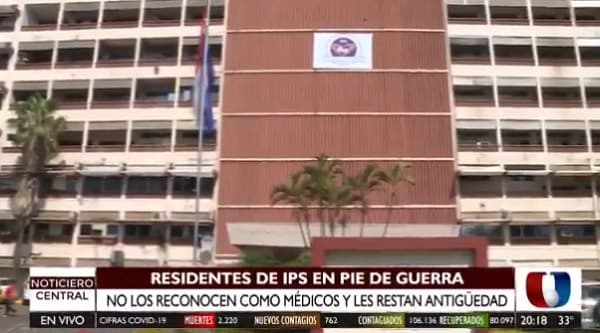 Médicos residentes de IPS anuncian huelga