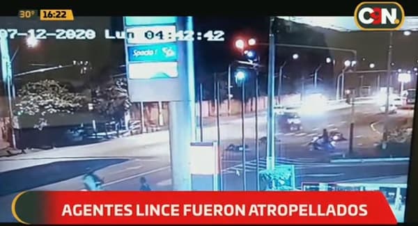 Agentes del Grupo Lince sufren grave accidente en Capiatá