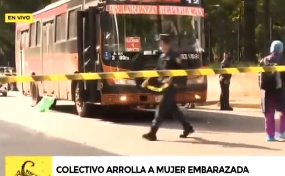 Joven embarazada muere arrollada en el microcentro