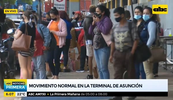 Flujo de pasajeros aumenta en la Terminal de Ómnibus de Asunción