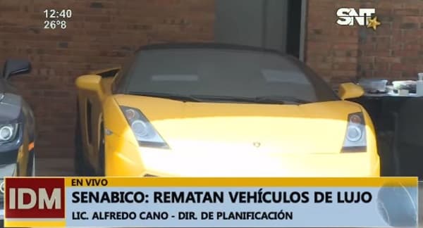 Rematarán vehículos de alta gama de “Cucho” Cabaña