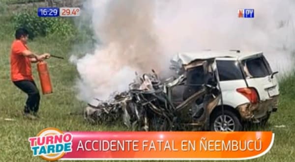 Hombre muere en choque entre automóvil y camión