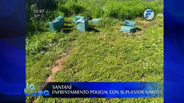 Desconocidos descargan droga en establecimiento y se enfrentan a policías