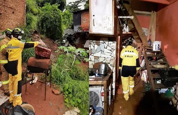 Confirman identidades de fallecidos a causa de derrumbe en la Chacarita