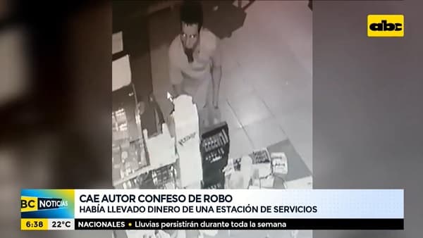 Detenido confiesa que pagó sus cuentas con dinero de robo