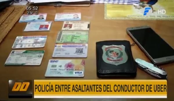 Policía es detenido ofreciendo automóvil de Uber que fue robado