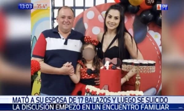 Paraguayo asesinó a su esposa y luego se suicidó, indica pericia