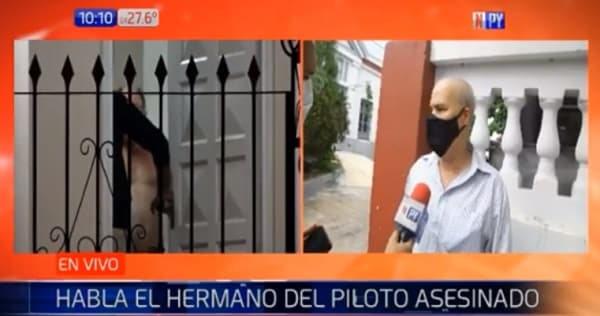 Hermano de piloto asesinado critica “silencio” de suegros