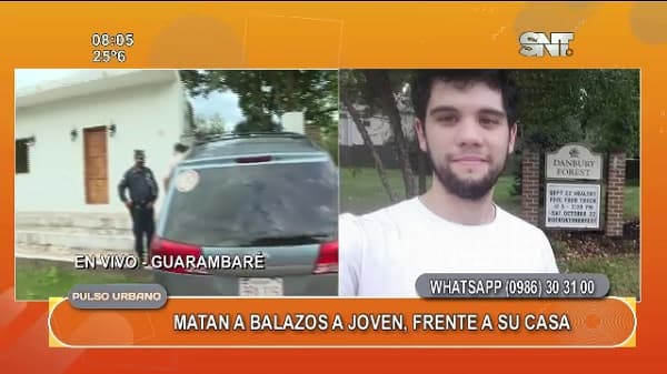 Asesinan a odontólogo frente a su casa en Guarambaré