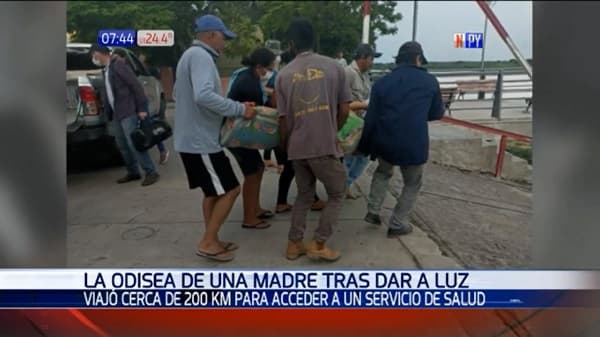 Parturienta viaja casi 200 kilómetros para recibir asistencia médica