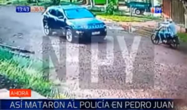 Revelan imágenes de ataque de sicarios a policía