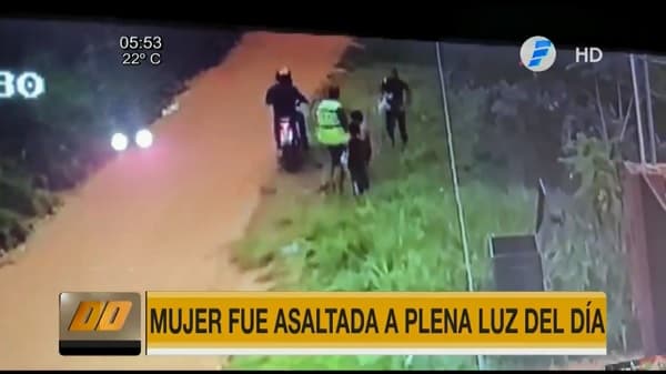 Niños defienden a su madre durante asalto a plena luz del día