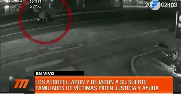 Conductor atropella a dos personas y se da a la fuga en San Lorenzo