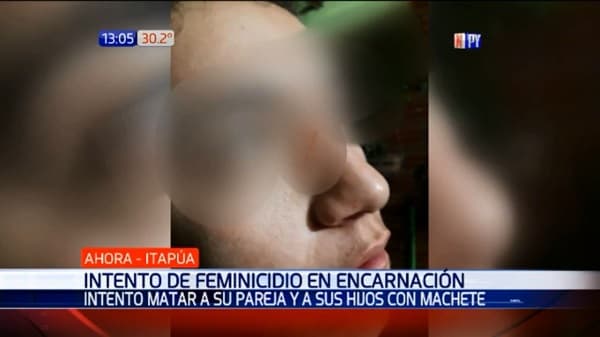 Denuncian a un hombre por ataque con machetillo a su esposa e hijos