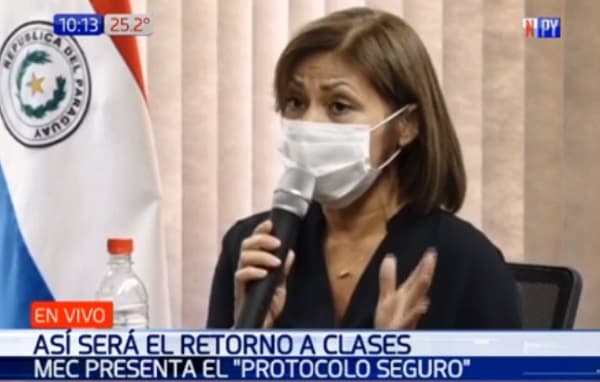 Niños mayores de tres años tendrán que usar tapabocas en aulas