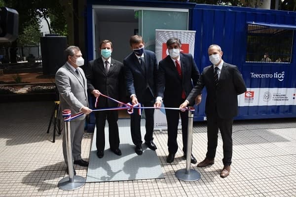 Inauguran Telecentro frente al Palacio de Justicia