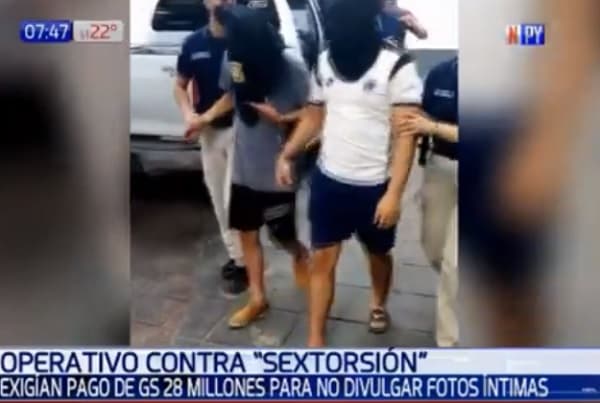 Imputan a jóvenes tras pedido de G. 28 millones para no publicar fotos íntimas