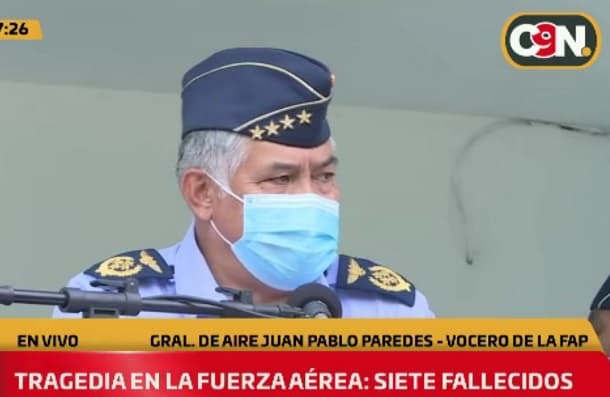 Fuerza Aérea confirma muerte de seis militares y un funcionario