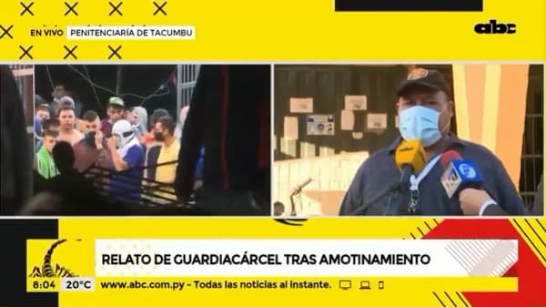Guardia tomado de rehén dice que Rotela “maneja todo” en Tacumbú