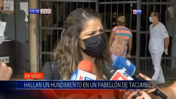 Sospecha de túnel en Tacumbú terminó siendo un hundimiento de suelo