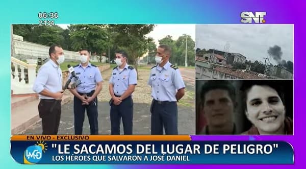 Militares relatan cómo fue el rescate del joven sobreviviente