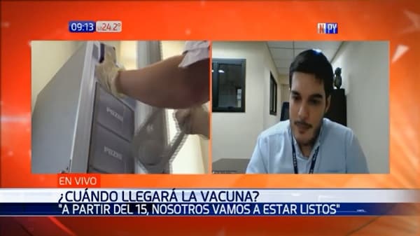 Sequera dice que esperan inmunizar a 30.000 personas por día