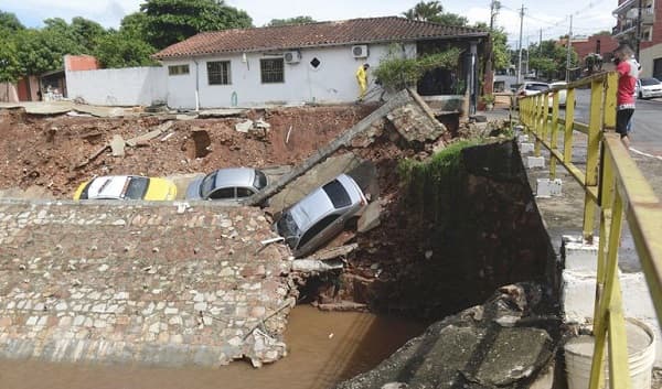Declaran emergencia vial tras destrozos causados por temporal