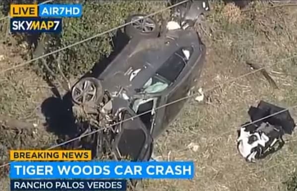 Tiger Woods sufre accidente y está internado