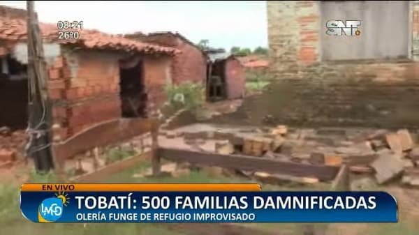 Familias se refugian en horno de olería en Tobatí