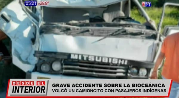 Vuelco de camión en la ruta Bioceánica deja dos fallecidos