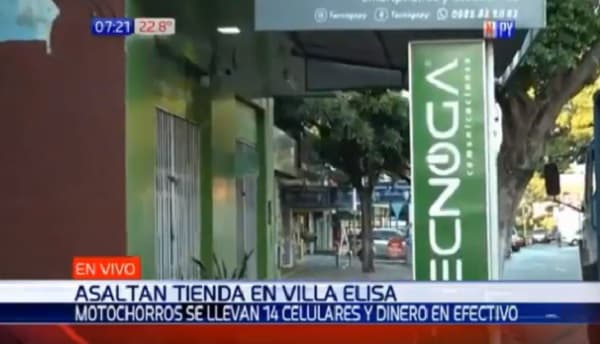 Malvivientes se llevan mercaderías por millonario valor en Villa Elisa  