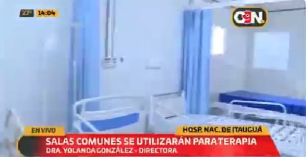 Convierten sala común en terapia intensiva ante ocupación total de camas