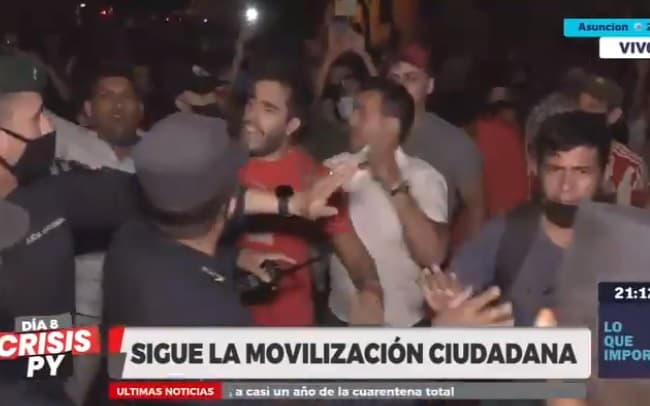 Manifestación cumple una semana