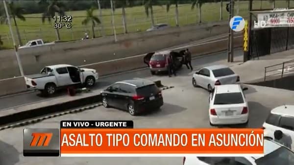 Mujer es víctima de un asalto tipo comando en Asunción