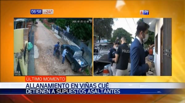 Dos detenidos en investigación de asalto a contratista