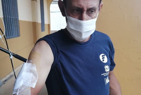 Camarógrafo denuncia agresión en manifestación