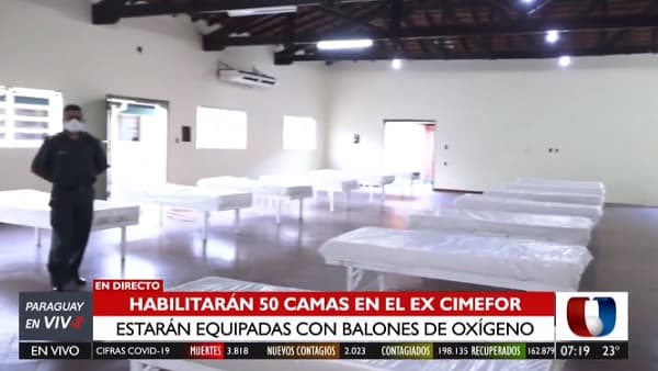 Habilitarán 50 camas en la ex Cimefor