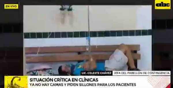 Clínicas: Piden sillas para que pacientes aguarden liberación de camas